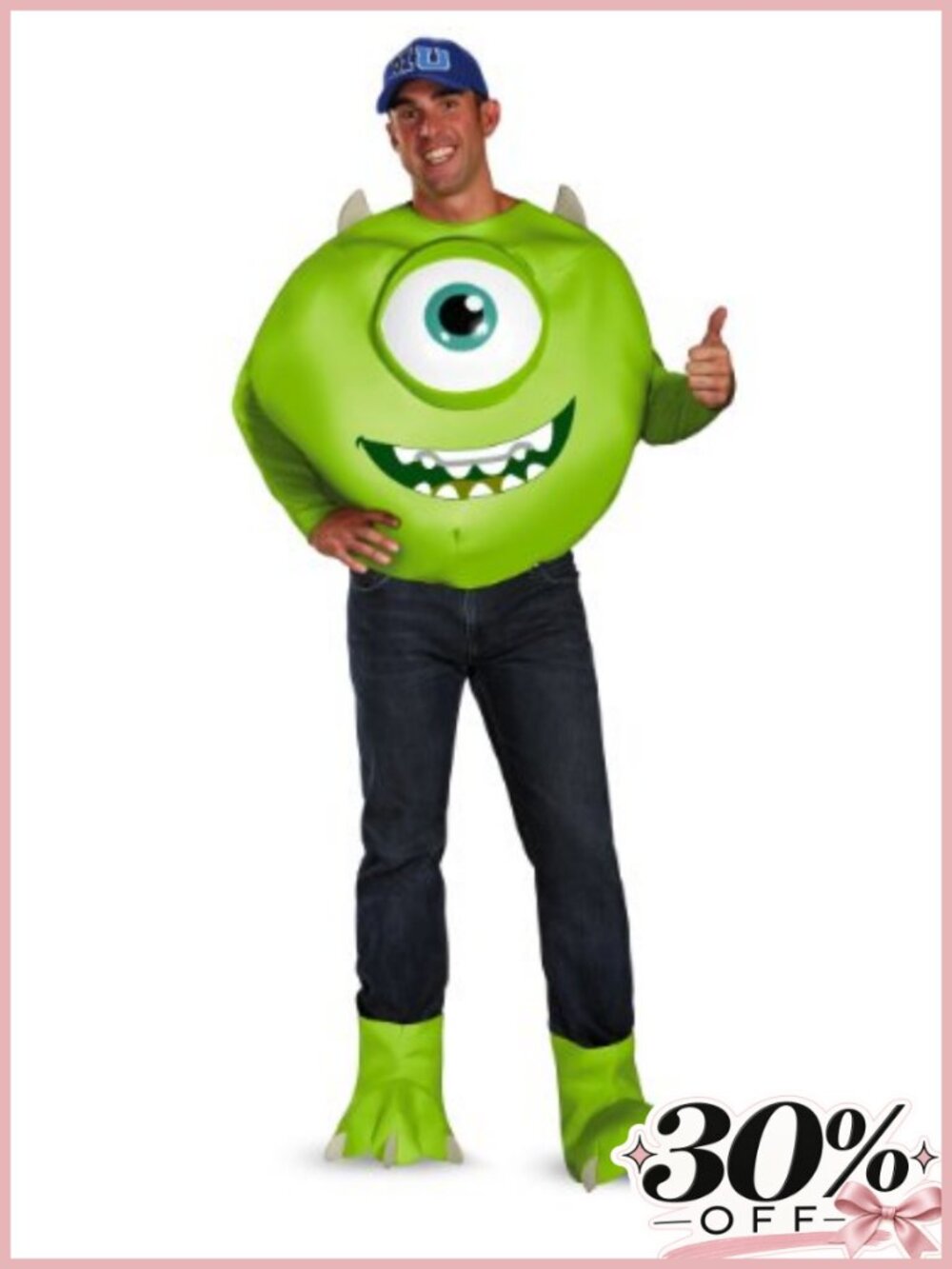 Disguise Disney Pixar Monsters University Mike Deluxe Adult Costume